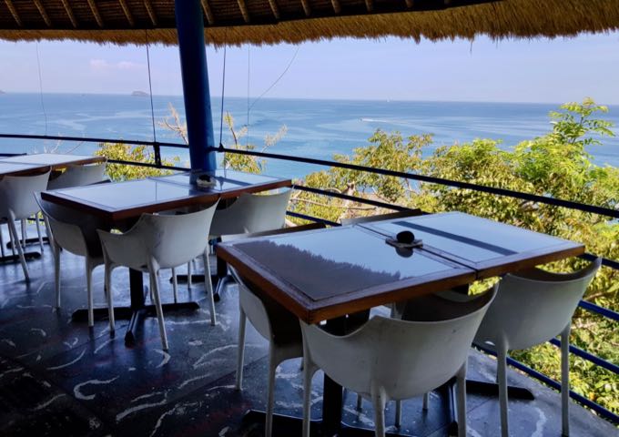 The Helix 64 Restaurant and Bar offers some of the best views in the region.