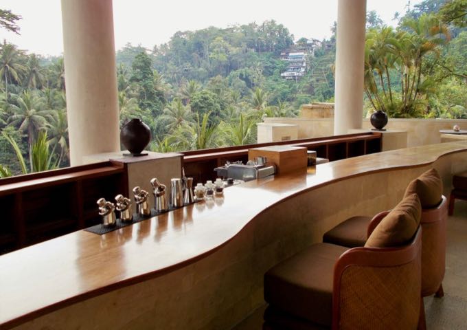 The panoramic views from Jati Bar are some of Ubud's best.