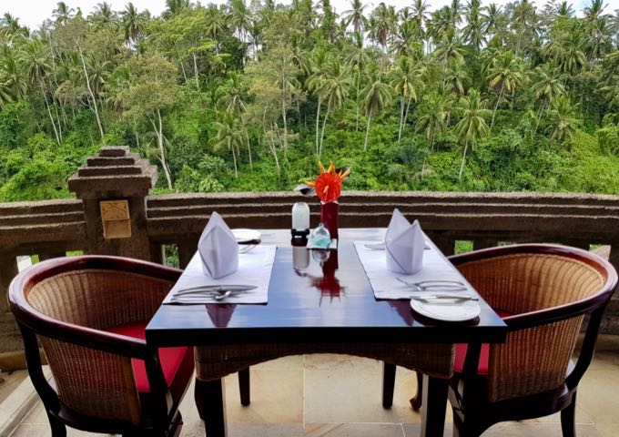CasCades Restaurant offers heavenly views which are very romantic at night.