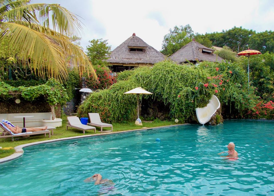 Bloo Lagoon Hotel in Padangbai, Bali.