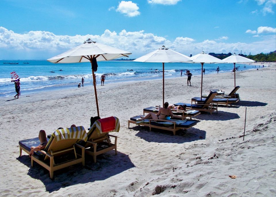 Beach resort in Kuta, Bali.