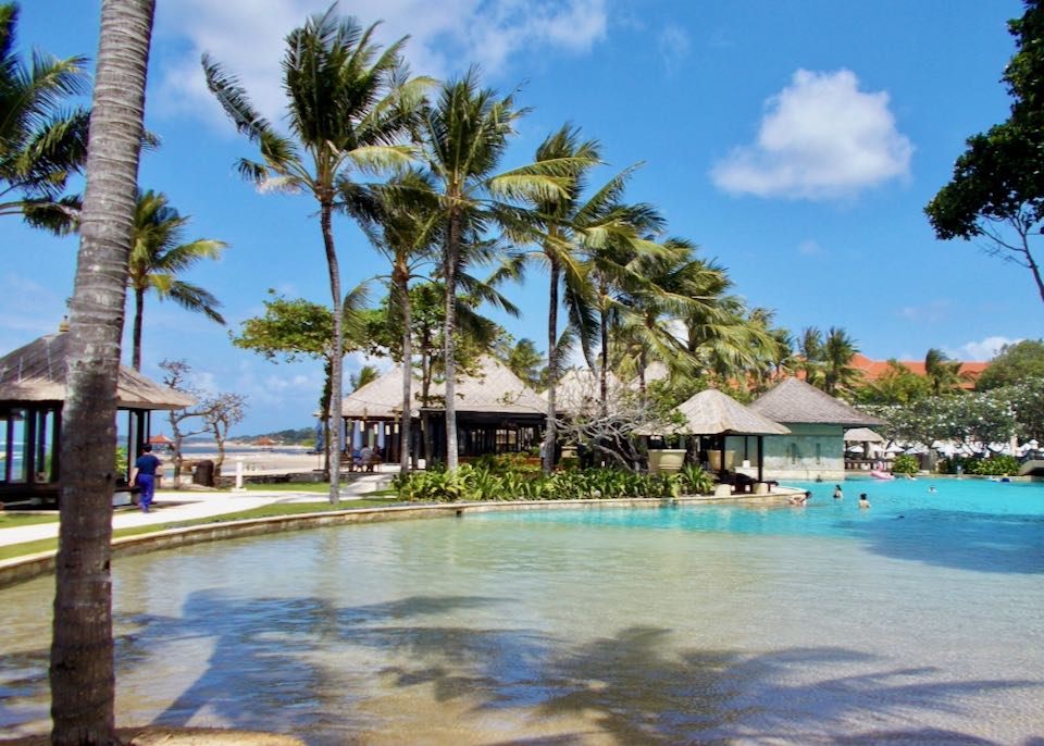 Luxury beach hotel in Tanjung Benoa.