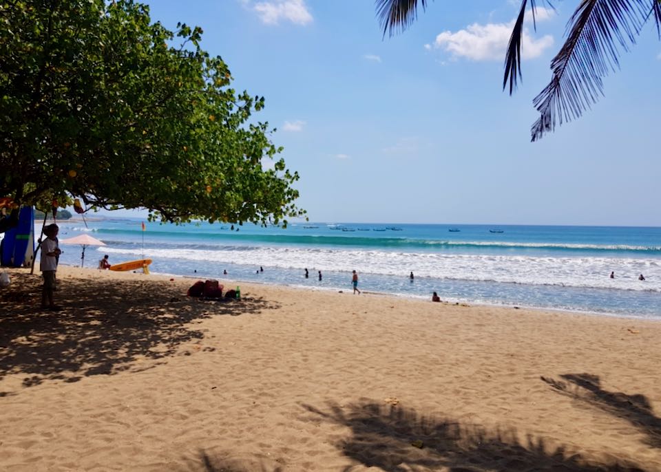 Kuta beach in Bali.