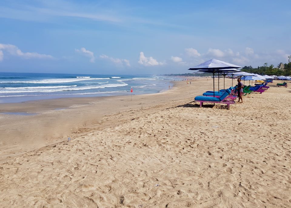 Kuta-Legian Beach in Bali.
