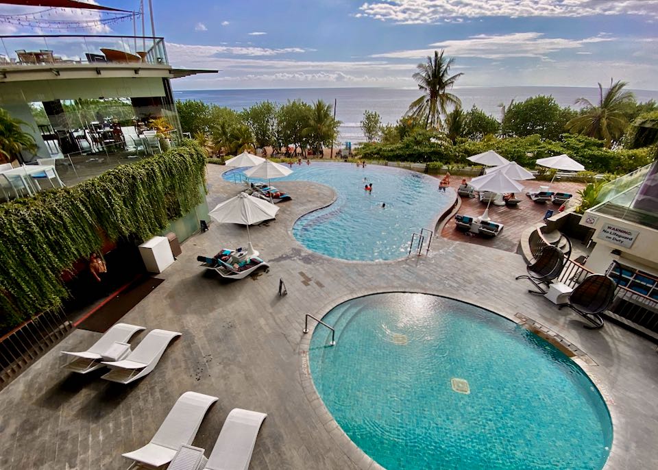 Beach resort in Kuta, Bali.