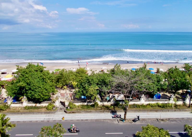 Legian beach on Bali.